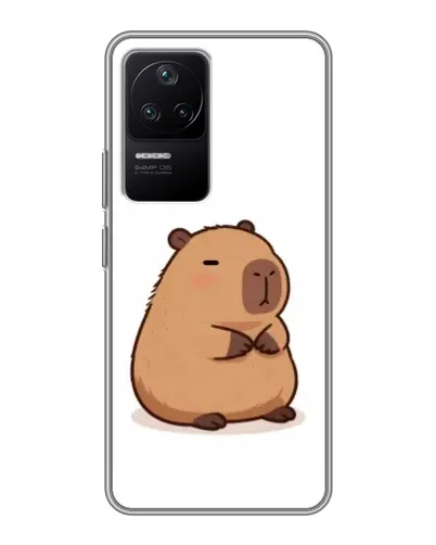 Чехол для Xiaomi POCO F4 (5G) с картинкой «Толстенькая капибара» Чехол для Xiaomi POCO F4 (5G) с картинкой «Толстенькая капибара»