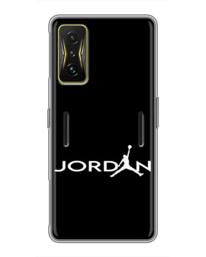 Чохол для Xiaomi POCO F4 GT з картинкою «Jordan White Logo»