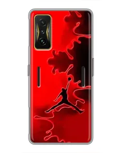 Чохол для Xiaomi POCO F4 GT з картинкою «Jordan Red Smoke»