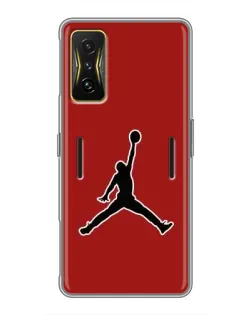Чохол для Xiaomi POCO F4 GT з картинкою «Jordan Red Back»
