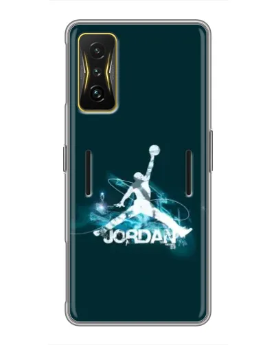 Чохол для Xiaomi POCO F4 GT з картинкою «Jordan Blue Fire»