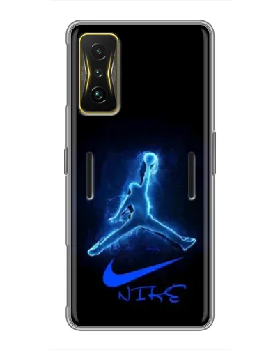 Чохол для Xiaomi POCO F4 GT з картинкою «Jordan Neon Blue»
