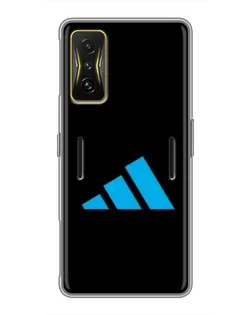 Чохол для Xiaomi POCO F4 GT з картинкою «Adidas Cyan Logo»