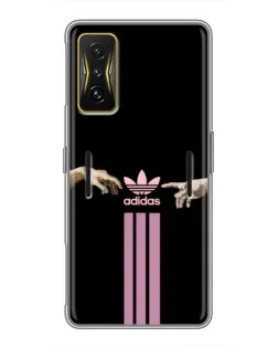 Чохол для Xiaomi POCO F4 GT з картинкою «Adidas Hands»