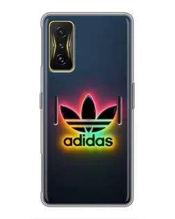 Чохол для Xiaomi POCO F4 GT з картинкою «Неоновий Adidas»