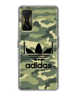 Чохол для Xiaomi POCO F4 GT з картинкою «Мілітарі стиль Adidas»