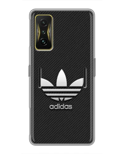 Чохол для Xiaomi POCO F4 GT з картинкою «Adidas Карбонова текстура»