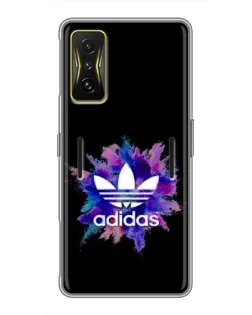 Чохол для Xiaomi POCO F4 GT з картинкою «Вибух фарб Adidas»