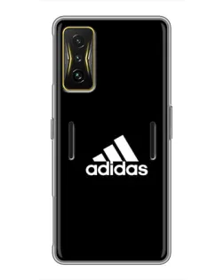 Чохол для Xiaomi POCO F4 GT з картинкою «Чорна класика Adidas»