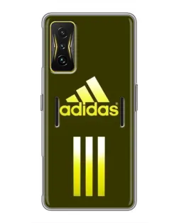Чохол для Xiaomi POCO F4 GT з картинкою «Оливковий градієнт Adidas»