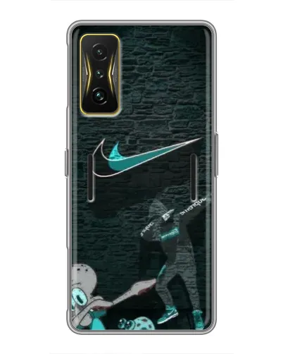 Чехол для Xiaomi POCO F4 GT с картинкой «Спортивный арт Nike»