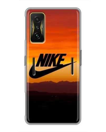 Чехол для Xiaomi POCO F4 GT с картинкой «Nike — вечерний горизонт»