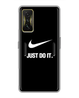 Чехол для Xiaomi POCO F4 GT с картинкой «Классический принт Nike»