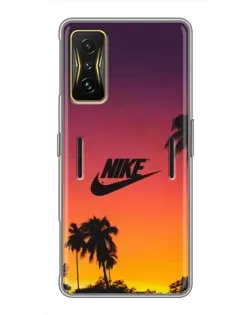 Чехол для Xiaomi POCO F4 GT с картинкой «Nike на закате солнца»