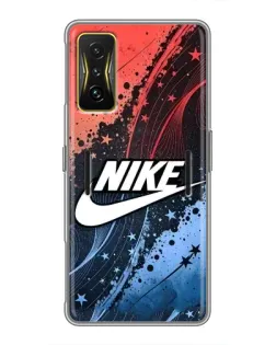 Чехол для Xiaomi POCO F4 GT с картинкой «Градиентный принт Найк»