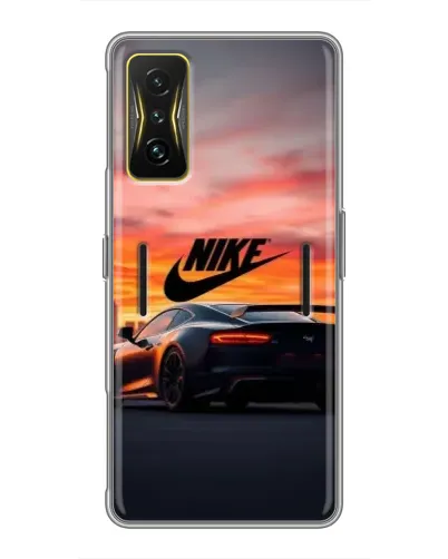Чехол для Xiaomi POCO F4 GT с картинкой «Nike и суперкар»