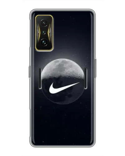 Чехол для Xiaomi POCO F4 GT с картинкой «Nike в стиле граффити»