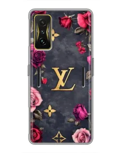 Чохол для Xiaomi POCO F4 GT з картинкою «Квітковий Louis Vuitton»