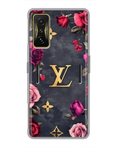 Чохол для Xiaomi POCO F4 GT з картинкою «Квітковий Louis Vuitton»