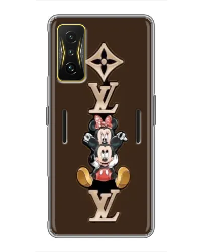 Чохол для Xiaomi POCO F4 GT з картинкою «LV та Міккі Маус»
