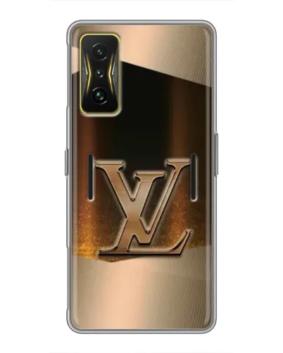 Чохол для Xiaomi POCO F4 GT з картинкою «LV — золоте сяйво»