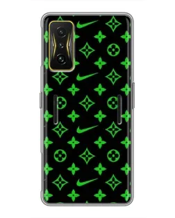 Чохол для Xiaomi POCO F4 GT з картинкою «Неоновий принт LV»