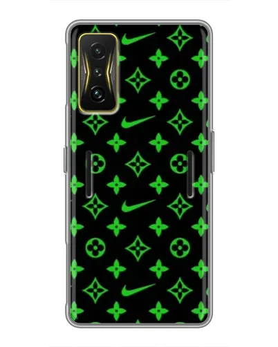 Чохол для Xiaomi POCO F4 GT з картинкою «Неоновий принт LV»
