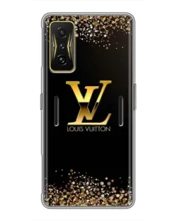 Чохол для Xiaomi POCO F4 GT з картинкою «LV — золоті іскри»