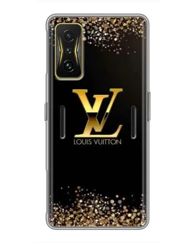 Чохол для Xiaomi POCO F4 GT з картинкою «LV — золоті іскри»