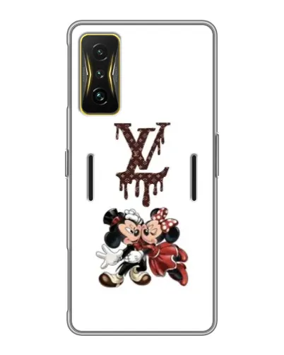 Чохол для Xiaomi POCO F4 GT з картинкою «LV та Міккі Маус»