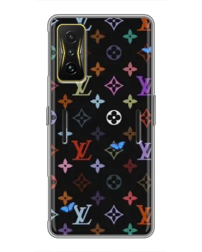 Чохол для Xiaomi POCO F4 GT з картинкою «Кольорова монограма LV»