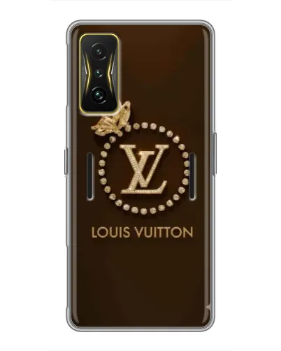 Чохол для Xiaomi POCO F4 GT з картинкою «LV — золота печатка»