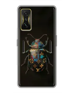 Чохол для Xiaomi POCO F4 GT з картинкою «LV — мармуровий принт»