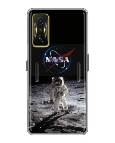 Чехол для Xiaomi POCO F4 GT с картинкой «Астронавт на Луне»