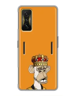 Чохол для Xiaomi POCO F4 GT з картинкою «Золота мавпа Bored Ape»
