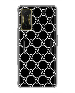 Чохол для Xiaomi POCO F4 GT з картинкою «Gucci — сітчастий паттерн»
