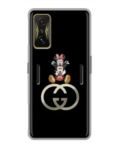 Чохол для Xiaomi POCO F4 GT з картинкою «Мінні Маус на лого» Чохол для Xiaomi POCO F4 GT з картинкою «Мінні Маус на лого»
