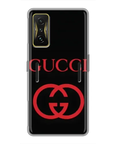 Чохол для Xiaomi POCO F4 GT з картинкою «Gucci — червоний логотип» Чохол для Xiaomi POCO F4 GT з картинкою «Gucci — червоний логотип»