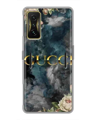 Чехол для Xiaomi POCO F4 GT с картинкой «Абстрактные цветы Gucci» Чехол для Xiaomi POCO F4 GT с картинкой «Абстрактные цветы Gucci»