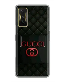 Чохол для Xiaomi POCO F4 GT з картинкою «Gucci — стьобаний чорний»