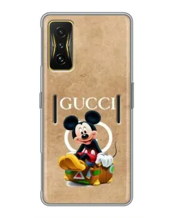 Чохол для Xiaomi POCO F4 GT з картинкою «Міккі Маус Gucci — крафт»