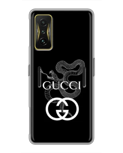 Чохол для Xiaomi POCO F4 GT з картинкою «Gucci — срібна змія» Чохол для Xiaomi POCO F4 GT з картинкою «Gucci — срібна змія»
