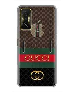 Чохол для Xiaomi POCO F4 GT з картинкою «Gucci — брендований десерт»