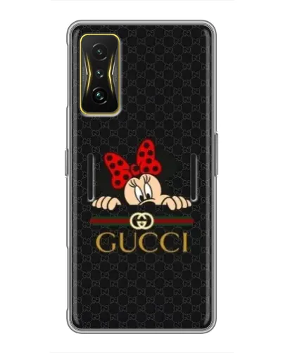 Чохол для Xiaomi POCO F4 GT з картинкою «Мінні Маус Gucci — чорний» Чохол для Xiaomi POCO F4 GT з картинкою «Мінні Маус Gucci — чорний»
