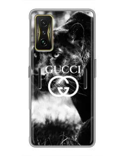 Чехол для Xiaomi POCO F4 GT с картинкой «Gucci — дикая природа»