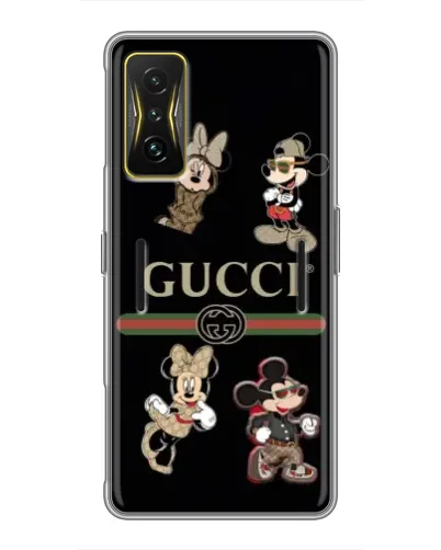 Чехол для Xiaomi POCO F4 GT с картинкой «Gucci — герои Disney и монограмма» Чехол для Xiaomi POCO F4 GT с картинкой «Gucci — герои Disney и монограмма»