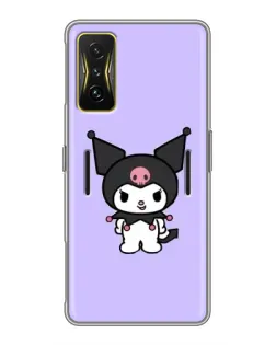 Чехол для Xiaomi POCO F4 GT с картинкой «Kuromi — нежный фиолетовый»