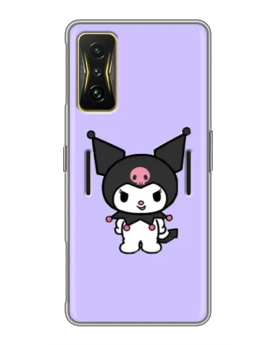 Чехол для Xiaomi POCO F4 GT с картинкой «Kuromi — нежный фиолетовый»