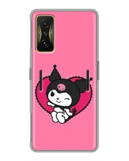 Чехол для Xiaomi POCO F4 GT с картинкой «Kuromi — любовь в сердце»