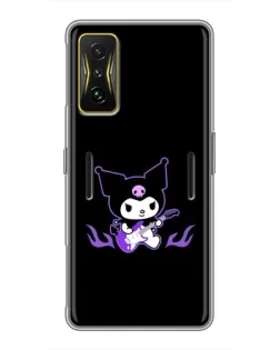 Чехол для Xiaomi POCO F4 GT с картинкой «Электрическая Kuromi»